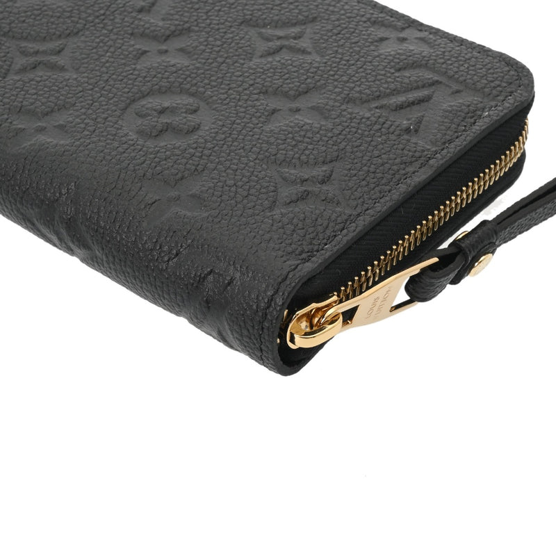 LOUIS VUITTON ルイヴィトン モノグラムアンプラント ジッピーウォレット ノワール M61864 レディース レザー 長財布 未使用 銀蔵