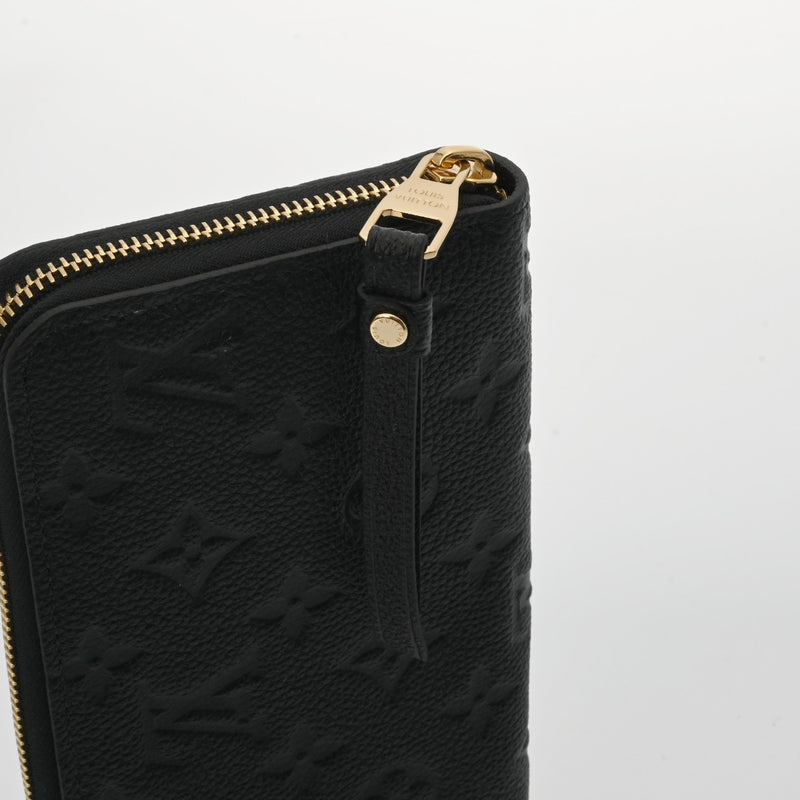LOUIS VUITTON ルイヴィトン モノグラムアンプラント ジッピーウォレット ノワール M61864 レディース レザー 長財布 未使用 銀蔵