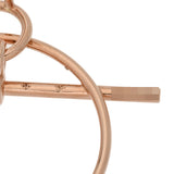 HERMES エルメス ループ レディース K18ピンクゴールド PG ピアス Aランク 中古 銀蔵