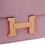 HERMES エルメス コンスタンス ミニ 18 ピンク U刻印(2022年頃) レディース ヴォーエプソン ショルダーバッグ Aランク 中古 銀蔵