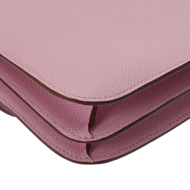 HERMES エルメス コンスタンス ミニ 18 ピンク U刻印(2022年頃) レディース ヴォーエプソン ショルダーバッグ Aランク 中古 銀蔵