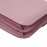 HERMES エルメス コンスタンス ミニ 18 ピンク U刻印(2022年頃) レディース ヴォーエプソン ショルダーバッグ Aランク 中古 銀蔵