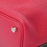 HERMES エルメス ピコタン ロック PM ルージュセリエ/フランボワーズ Z刻印(2021年頃) レディース トリヨンクレマンス ハンドバッグ Aランク 中古 銀蔵