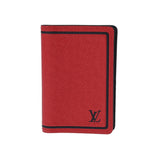 LOUIS VUITTON ルイヴィトン タイガ オーガナイザードゥポッシュ パスケース ルージュ M63411 メンズ レザー カードケース Aランク 中古 銀蔵