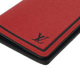 LOUIS VUITTON ルイヴィトン タイガ オーガナイザードゥポッシュ パスケース ルージュ M63411 メンズ レザー カードケース Aランク 中古 銀蔵