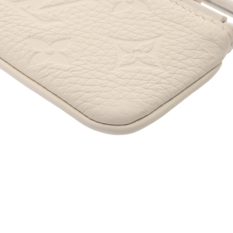 LOUIS VUITTON ルイヴィトン モノグラム ポシェット クレ ヴァージルアブロー 白 M67451 ユニセックス レザー コインケース Aランク 中古 銀蔵