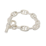 HERMES エルメス シェーヌダンクル TGM 13コマ ユニセックス Ag925 ブレスレット 新品 銀蔵