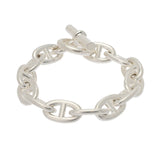 HERMES エルメス シェーヌダンクル TGM 13コマ ユニセックス Ag925 ブレスレット 新品 銀蔵