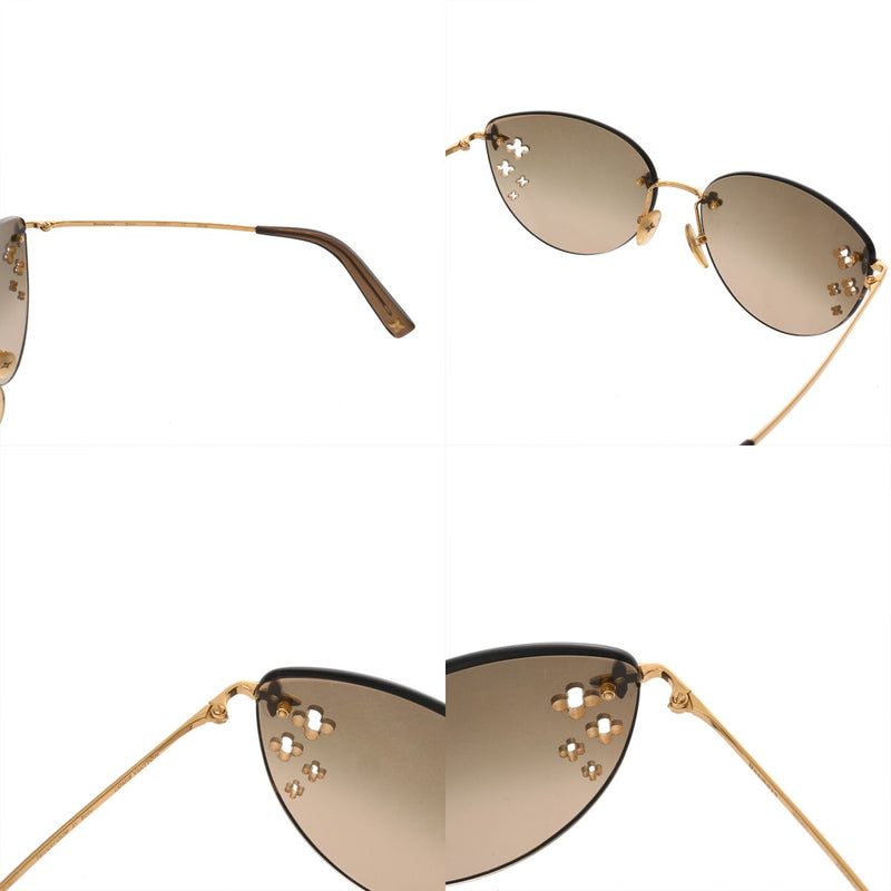 LOUIS VUITTON ルイヴィトン デスマヨキャットアイ ブラウン Z0051U ユニセックス サングラス Aランク 中古 銀蔵