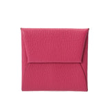 HERMES エルメス バスティア ピンク □N刻印(2010年頃) レディース シェーブル コインケース ABランク 中古 銀蔵