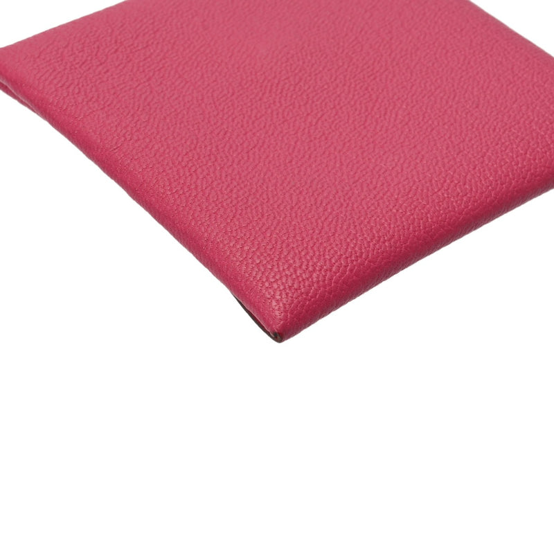 HERMES エルメス バスティア ピンク □N刻印(2010年頃) レディース シェーブル コインケース ABランク 中古 銀蔵
