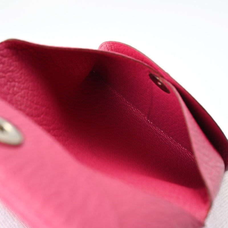 HERMES エルメス バスティア ピンク □N刻印(2010年頃) レディース シェーブル コインケース ABランク 中古 銀蔵