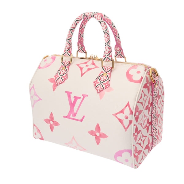 LOUIS VUITTON ルイヴィトン LVバイザプール スピーディバンドリエール 25 ローズ M23073 レディース モノグラムキャンバス ハンドバッグ 未使用 銀蔵