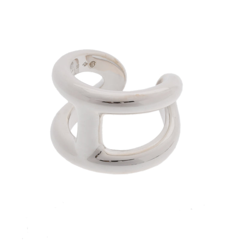 HERMES エルメス オスモズ GM #57 - 13号 レディース シルバー リング・指輪 新品 銀蔵