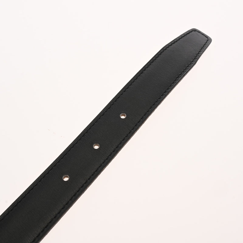 HERMES エルメス Hベルト サイズ70 リバーシブル ブラック/ゴールド □F刻印(2002年頃) メンズ BOXカーフ/トゴ ベルト Aランク 中古 銀蔵