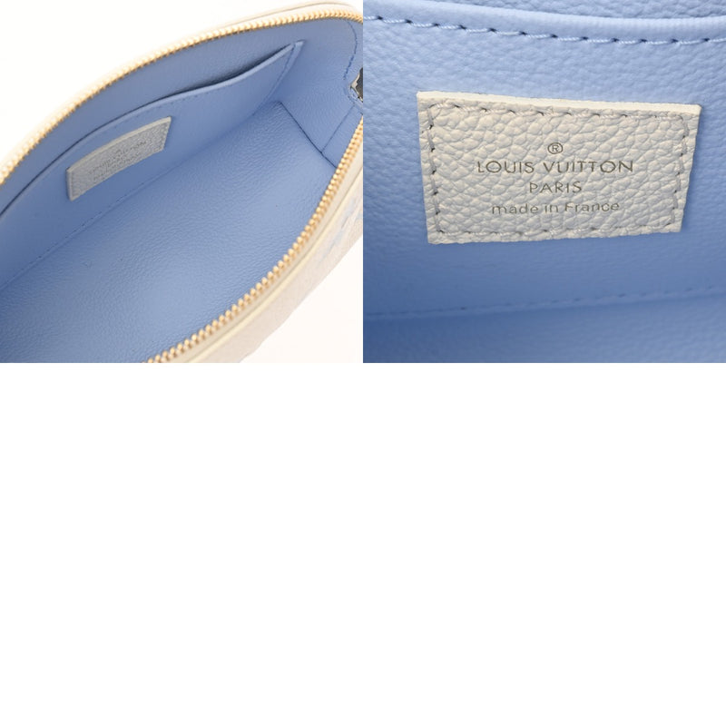 LOUIS VUITTON ルイヴィトン モノグラムアンプラント ポシェット コスメティック LVミルキーウェイ ホワイト M24378 レディース レザー ポーチ 新同 中古 銀蔵