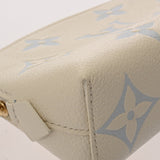 LOUIS VUITTON ルイヴィトン モノグラムアンプラント ポシェット コスメティック LVミルキーウェイ ホワイト M24378 レディース レザー ポーチ 新同 中古 銀蔵