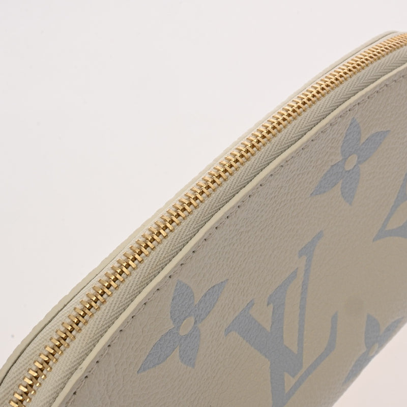 LOUIS VUITTON ルイヴィトン モノグラムアンプラント ポシェット コスメティック LVミルキーウェイ ホワイト M24378 レディース レザー ポーチ 新同 中古 銀蔵