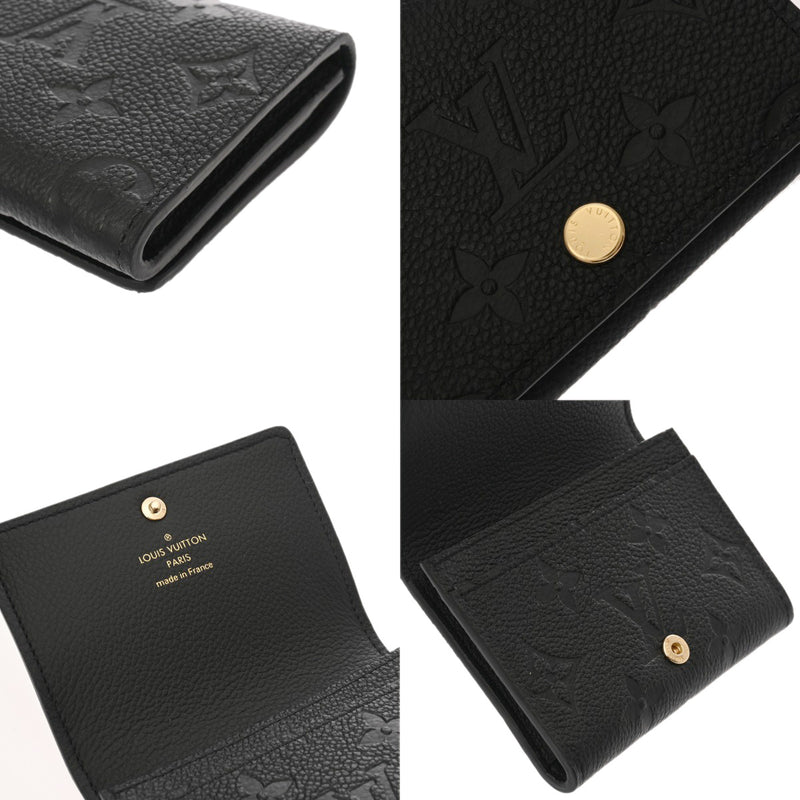 LOUIS VUITTON ルイヴィトン モノグラムアンプラント アンヴェロップカルトドゥヴィジット ノワール M58456 ユニセックス レザー 名刺入れ 未使用 銀蔵