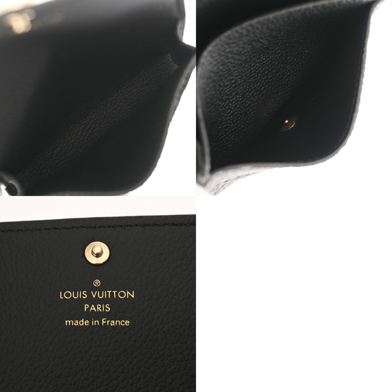 LOUIS VUITTON ルイヴィトン モノグラムアンプラント アンヴェロップカルトドゥヴィジット ノワール M58456 ユニセックス レザー 名刺入れ 未使用 銀蔵