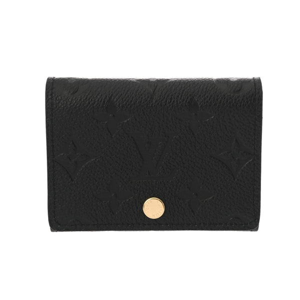 LOUIS VUITTON ルイヴィトン モノグラムアンプラント アンヴェロップカルトドゥヴィジット ノワール M58456 ユニセックス レザー 名刺入れ 未使用 銀蔵