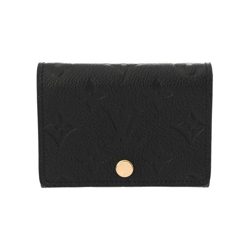 LOUIS VUITTON ルイヴィトン モノグラムアンプラント アンヴェロップカルトドゥヴィジット ノワール M58456 ユニセックス レザー 名刺入れ 未使用 銀蔵