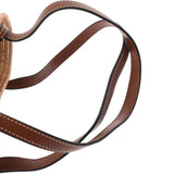 LOEWE ロエベ スクエア バスケットバッグ ベージュ/ブラウン レディース パームリーフ/レザー かごバッグ・バスケット ABランク 中古 銀蔵