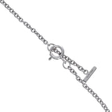 TIFFANY&Co. ティファニー Tスマイル ブレスレット スモール ダイヤ レディース K18ホワイトゴールド WG ブレスレット Aランク 中古 銀蔵