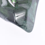 no brand ノーブランド トルマリン ダイヤ0.04ct ガーネット - - レディース K18ホワイトゴールド ネックレス Aランク 中古 銀蔵