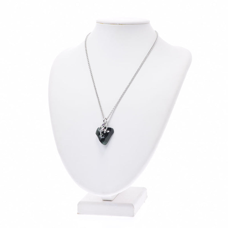 Other Tourmaline Diamond 0.04ct Garnet Ladies K18WG Necklace A Rank used Ginzo