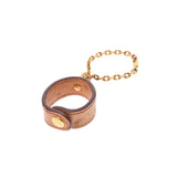 HERMES エルメス グローブホルダー チェスナッツ ユニセックス オーストリッチ ブランド小物 ABランク 中古 銀蔵