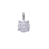 no brand ノーブランド 一粒ダイヤ 1.001ct D-VVS2-VG SB - レディース Pt900プラチナ ペンダントトップ 新品 銀蔵