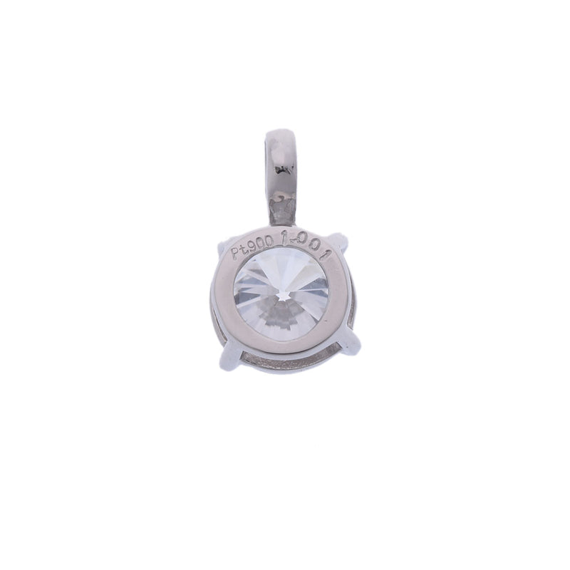 no brand ノーブランド 一粒ダイヤ 1.001ct D-VVS2-VG SB - レディース Pt900プラチナ ペンダントトップ 新品 銀蔵