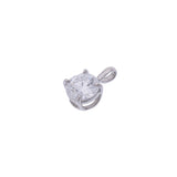 no brand ノーブランド 一粒ダイヤ 1.001ct D-VVS2-VG SB - レディース Pt900プラチナ ペンダントトップ 新品 銀蔵
