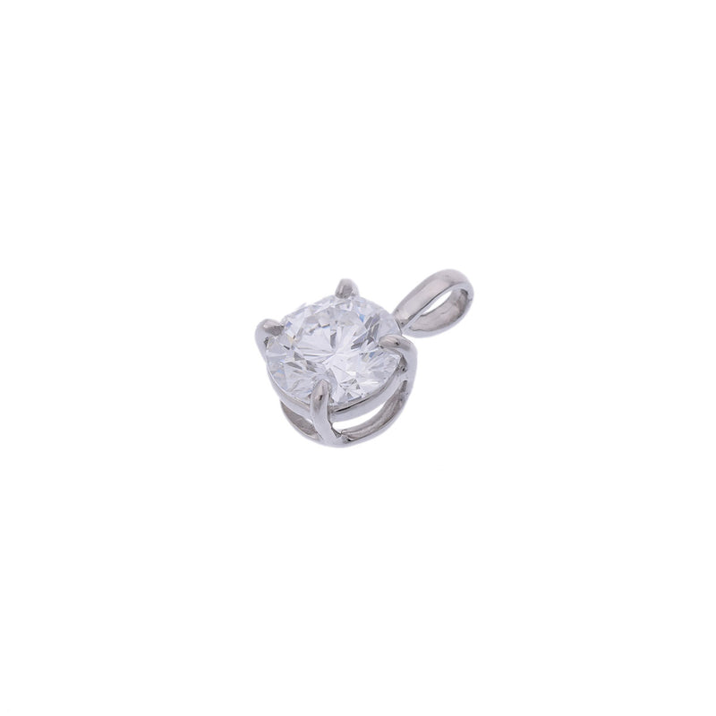 no brand ノーブランド 一粒ダイヤ 1.001ct D-VVS2-VG SB - レディース Pt900プラチナ ペンダントトップ 新品 銀蔵