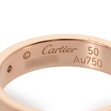 CARTIER カルティエ ミニラブリング 1Pダイヤ #50 10号 レディース K18ピンクゴールド リング・指輪 Aランク 中古 銀蔵