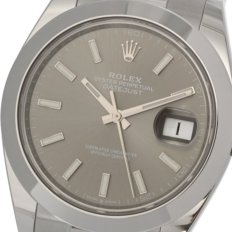 ロレックス デイトジャスト オイスターブレス 126300 8桁 ランダム番 メンズ 腕時計 自動巻き 銀蔵