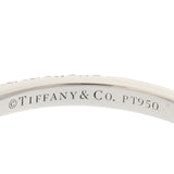 TIFFANY&Co. ティファニー ソレスト  ハートシェイプダイヤ0.39ct ハーフエタニティ #12 12号 レディース Pt950プラチナ リング・指輪 Aランク 中古 銀蔵