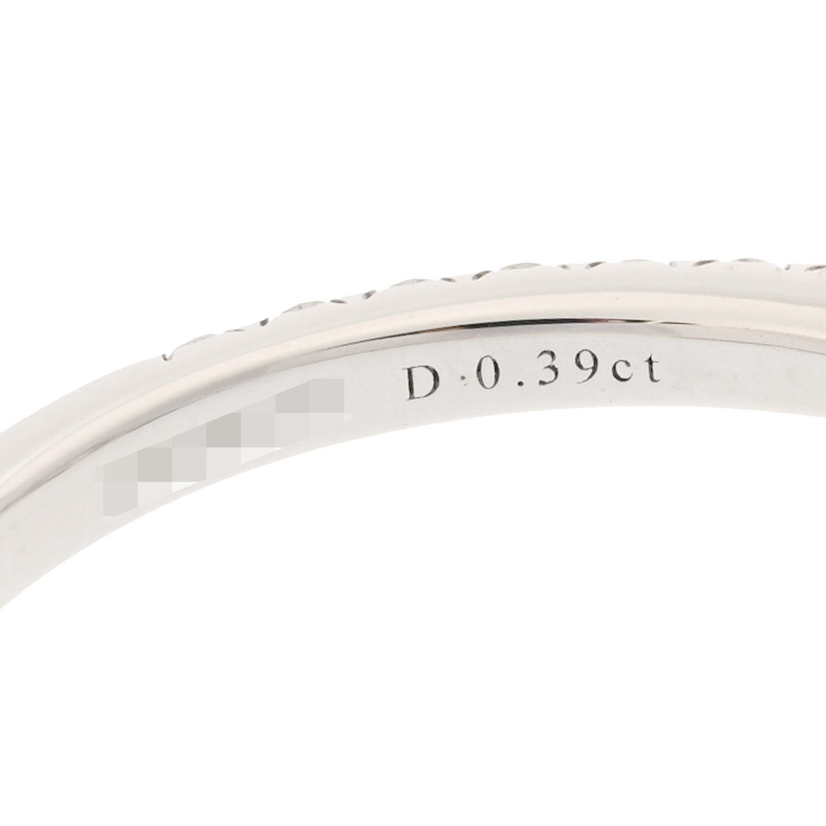 ティファニー ソレスト ハートシェイプダイヤ0.39ct ハーフエタニティ