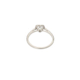 TIFFANY&Co. ティファニー ソレスト  ハートシェイプダイヤ0.39ct ハーフエタニティ #12 12号 レディース Pt950プラチナ リング・指輪 Aランク 中古 銀蔵