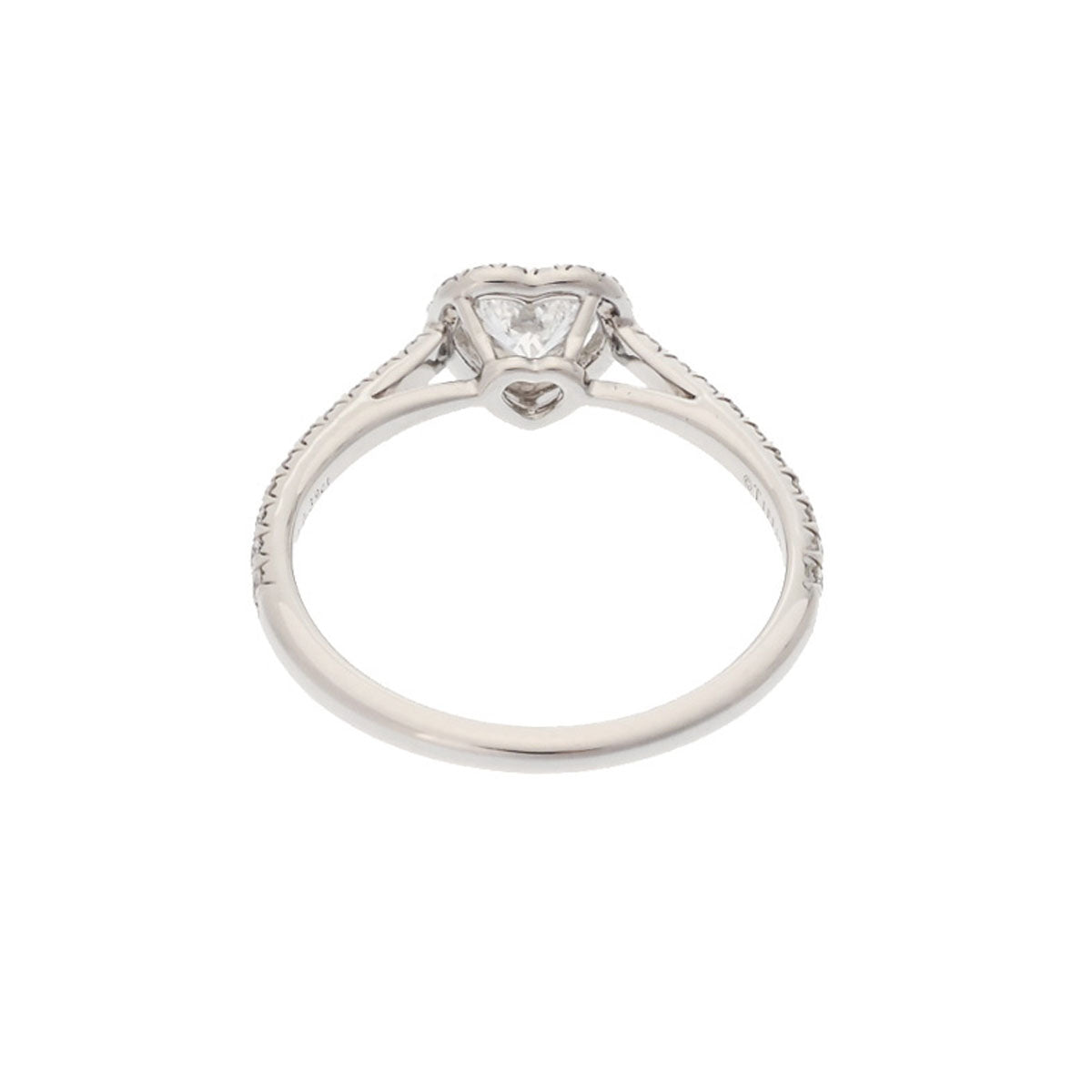 ティファニー ソレスト ハートシェイプダイヤ0.39ct ハーフエタニティ