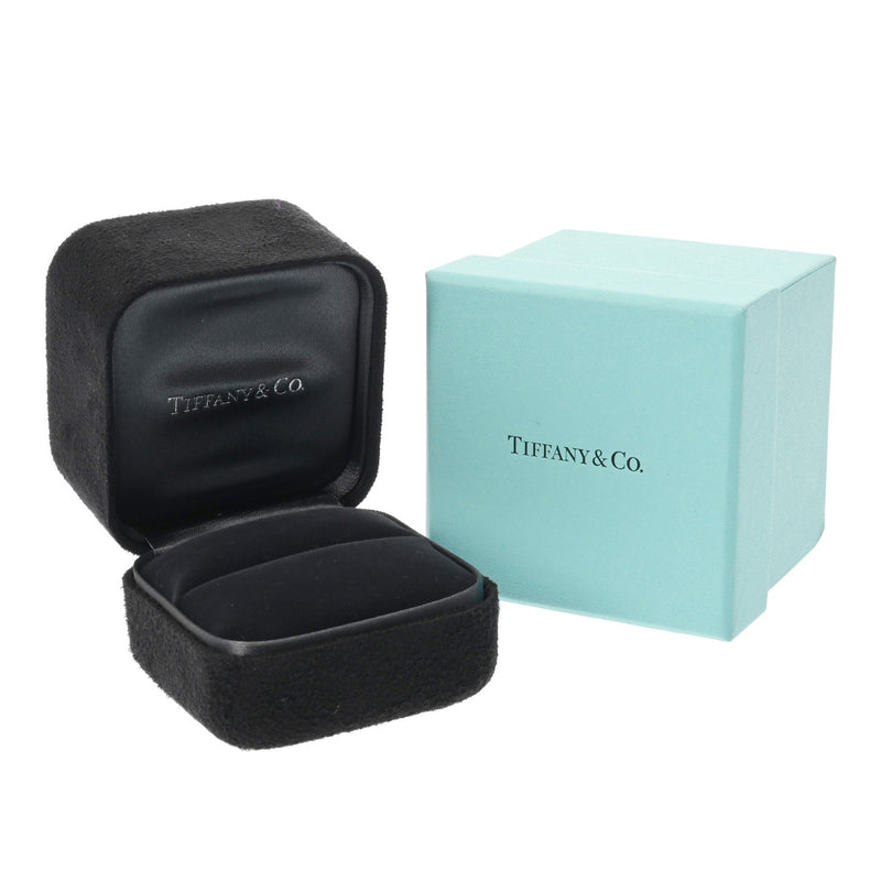 TIFFANY&Co. ティファニー ソレスト  ハートシェイプダイヤ0.39ct ハーフエタニティ #12 12号 レディース Pt950プラチナ リング・指輪 Aランク 中古 銀蔵