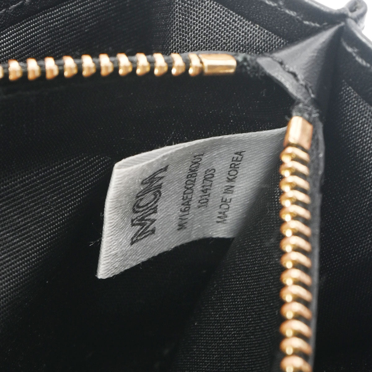 MCM エムシーエム 黒 ゴールド金具 ユニセックス レザー 長財布