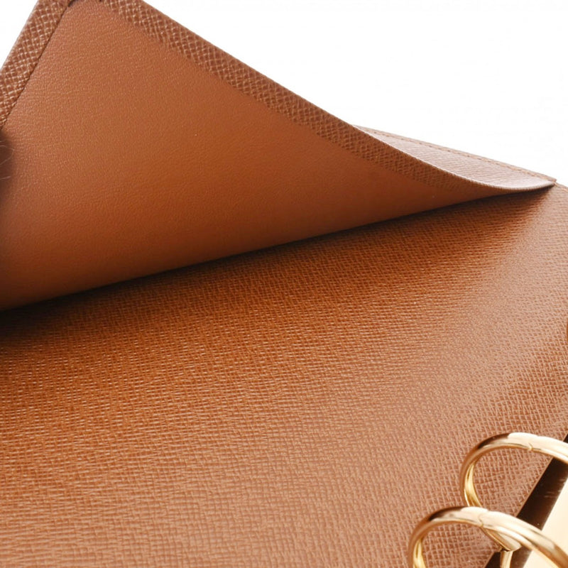 LOUIS VUITTON ルイヴィトン モノグラム アジェンダ MM ブラウン R20105 ユニセックス モノグラムキャンバス 手帳カバー Aランク 中古 銀蔵