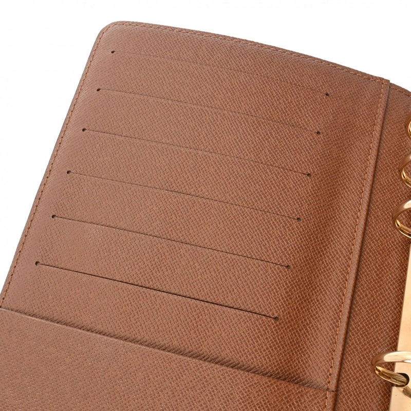 LOUIS VUITTON ルイヴィトン モノグラム アジェンダ MM ブラウン R20105 ユニセックス モノグラムキャンバス 手帳カバー Aランク 中古 銀蔵