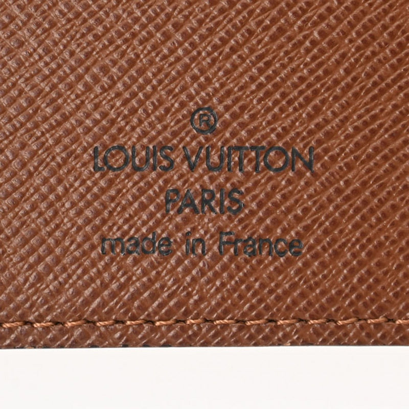 LOUIS VUITTON ルイヴィトン モノグラム アジェンダ MM ブラウン R20105 ユニセックス モノグラムキャンバス 手帳カバー Aランク 中古 銀蔵