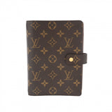 LOUIS VUITTON ルイヴィトン モノグラム アジェンダ MM ブラウン R20105 ユニセックス モノグラムキャンバス 手帳カバー Aランク 中古 銀蔵
