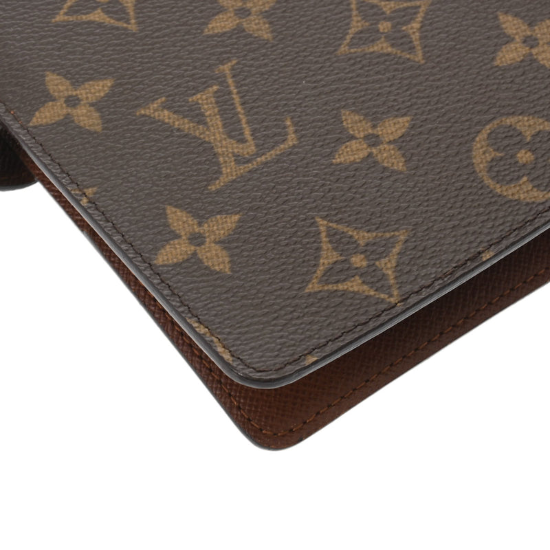 LOUIS VUITTON ルイヴィトン モノグラム アジェンダ MM ブラウン R20105 ユニセックス モノグラムキャンバス 手帳カバー Aランク 中古 銀蔵