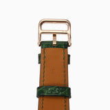 エルメス Hウォッチ ダイヤベゼル HH4.272　730/ZZ65 マラカイト レディース 腕時計 クォーツ 銀蔵