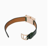 エルメス Hウォッチ ダイヤベゼル HH4.272　730/ZZ65 マラカイト レディース 腕時計 クォーツ 銀蔵